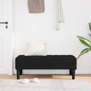 vidaXL pad párnával Fekete 113 x 57 x 39 cm Bársony