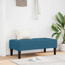vidaXL pad párnával Kék 113 x 57 x 39 cm Bársony