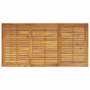 vidaXL Kerti Étkezőasztal Szürke 160 x 80 x 75 cm