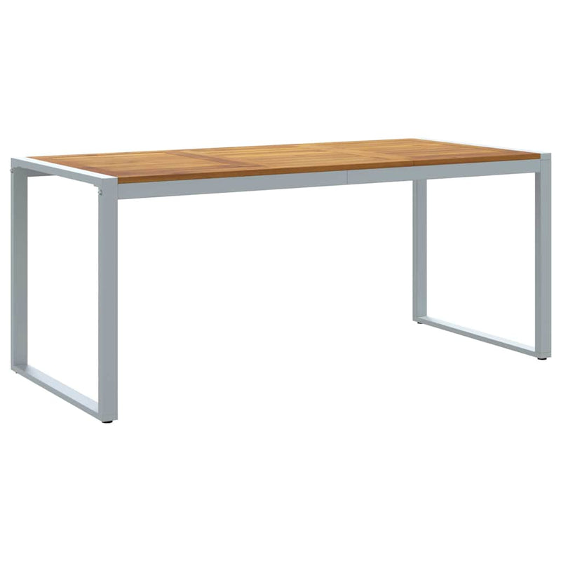 vidaXL Kerti Étkezőasztal Szürke 180 x 90 x 75 cm