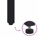 vidaXL Kültéri asztalok Természetes és fekete 180 x 90 x 75 cm