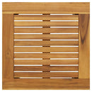 vidaXL Kültéri asztalok Természetes és fekete 45 x 45 x 38 cm