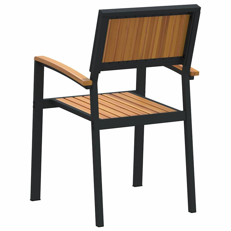vidaXL Kerti Szék 4 pcs Barna 56 x 57 x 87 cm Tömör akácfa