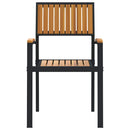 vidaXL Kerti Szék 4 pcs Barna 56 x 57 x 87 cm Tömör akácfa