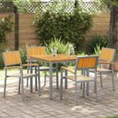 vidaXL Összecsukható Szék 4 pcs Barna 56 x 57 x 87 cm Tömör Akácfa