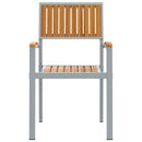 vidaXL Kerti Szék 4 pcs Barna 56 x 57 x 87 cm Tömör akácfa