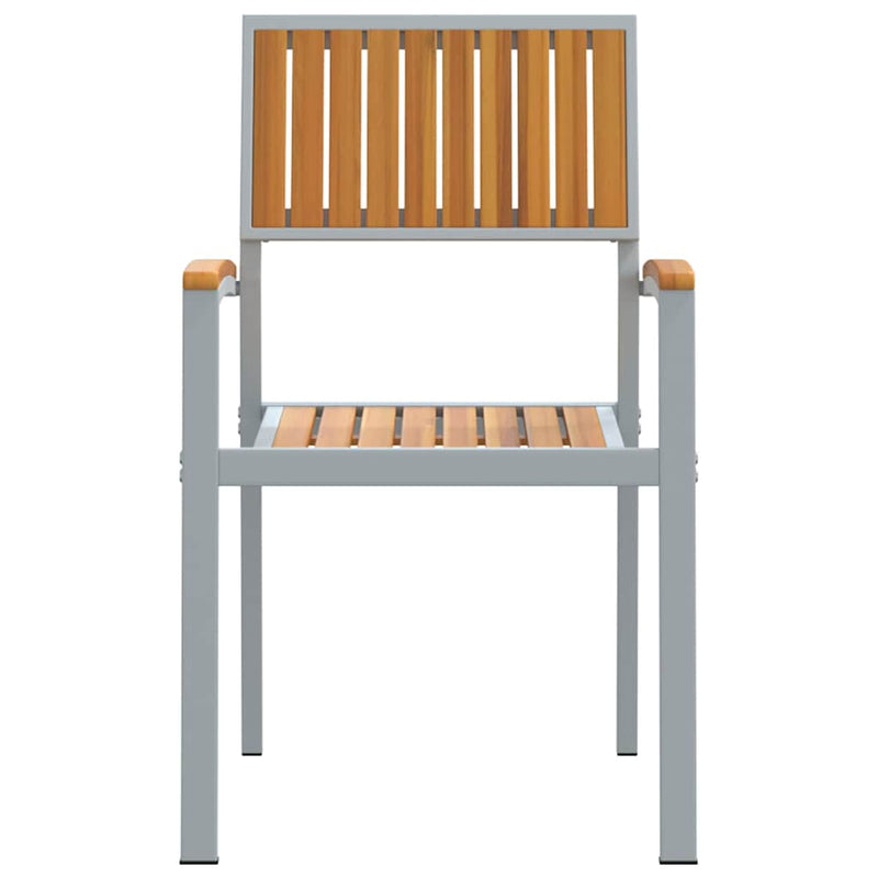 vidaXL Kerti Szék 4 pcs Barna 56 x 57 x 87 cm Tömör akácfa