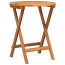 vidaXL Összecsukható kertasztal Természetes 60 x 60 x 72 cm