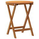 vidaXL Összecsukható kertasztal Természetes 60 x 60 x 72 cm