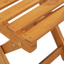 vidaXL Kerti Szék 2 pcs Barna 36 x 46 x 86cm Tömör akácfa