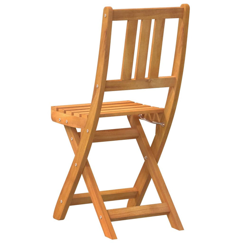 vidaXL Kerti Szék 2 pcs Barna 36 x 46 x 86cm Tömör akácfa