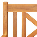 vidaXL Kerti Ringató Pad Barna 110 x 59 x 97cm Tömör akácfa