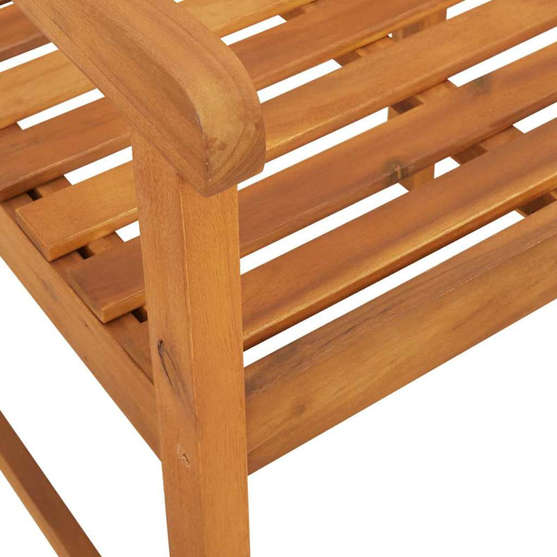 vidaXL Kerti Szék 2 pcs Barna 56 x 56 x 90 cm Tömör akácfa