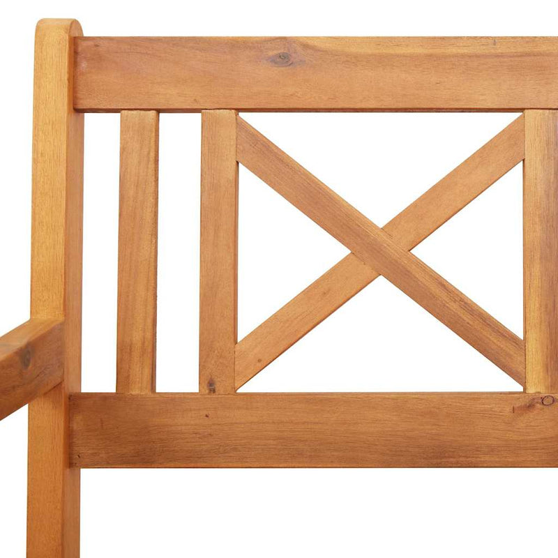 vidaXL Kerti Szék 2 pcs Barna 56 x 56 x 90 cm Tömör akácfa