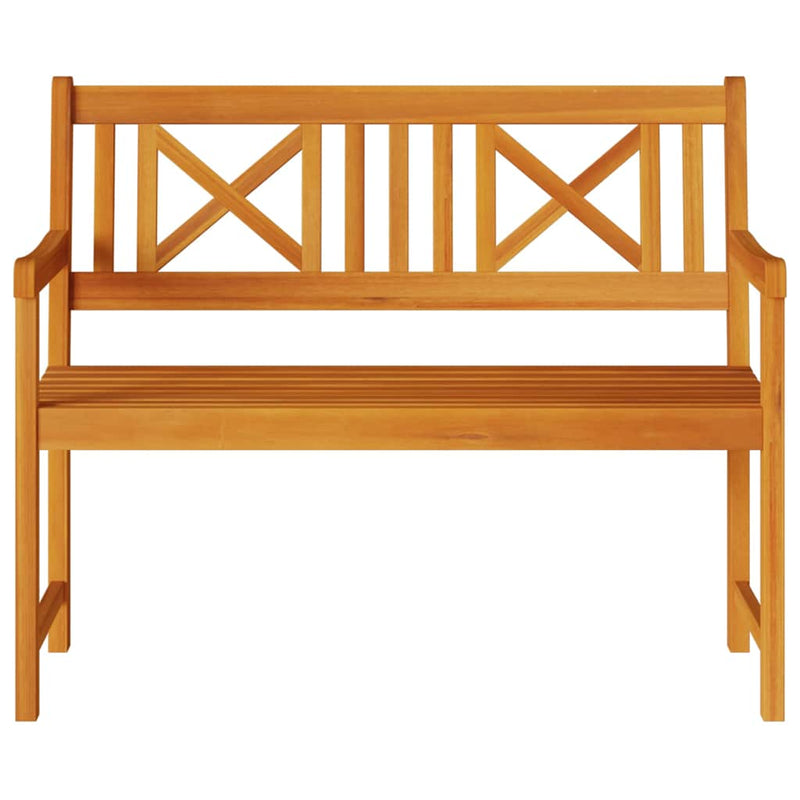 vidaXL Kerti pad Barna 110 x 56 x 90cm Tömör akácfa