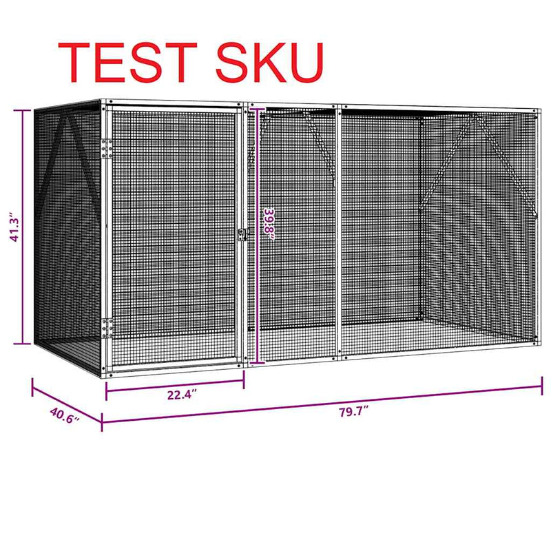 vidaXL Kerti pad Barna 110 x 56 x 90cm Tömör akácfa