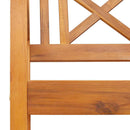 vidaXL Kerti pad Barna 150 x 56 x 90cm Tömör akácfa