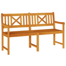 vidaXL Kerti pad Természetes 150 x 56 x 90 cm Tömör Akácfa