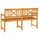vidaXL Kerti pad Természetes 150 x 56 x 90 cm Tömör Akácfa