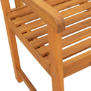 vidaXL Kerti pad Barna 180 x 56 x 90cm Tömör akácfa