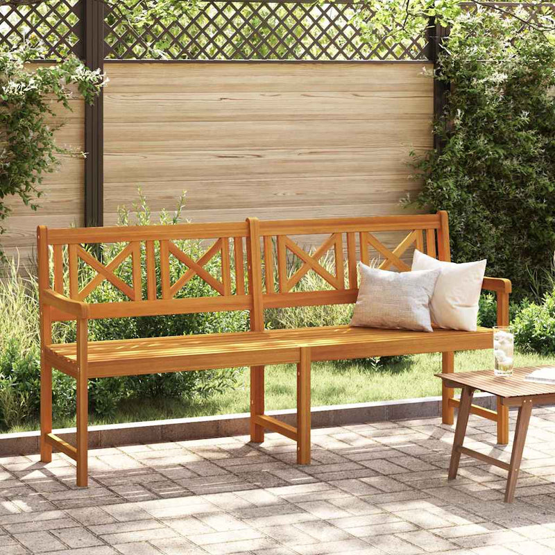 vidaXL Kerti pad Barna 180 x 56 x 90cm Tömör akácfa