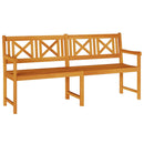 vidaXL Kerti pad Természetes 180 x 56 x 90 cm Tömör Akácfa