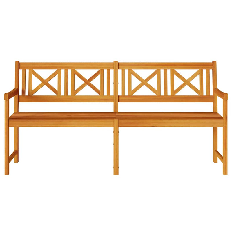 vidaXL Kerti pad Barna 180 x 56 x 90cm Tömör akácfa