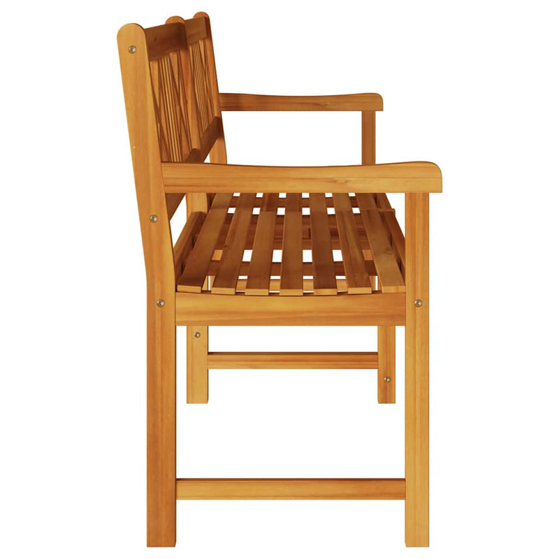 vidaXL Kerti pad Barna 220 x 56 x 90cm Tömör akácfa
