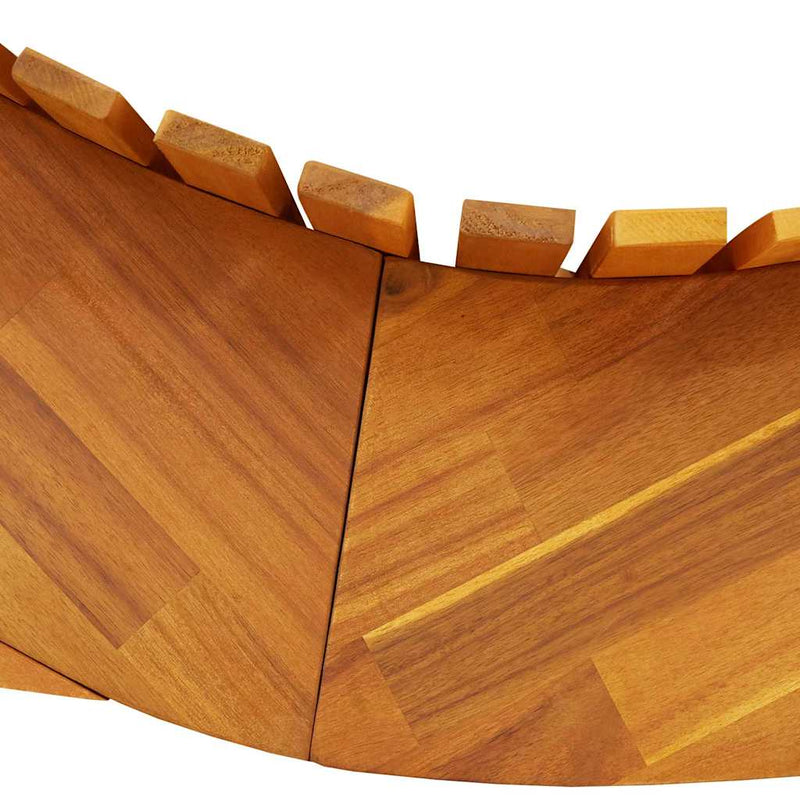 vidaXL Hintázó Napozók 2 pcs Barna 154 x 60 x 74 cm tömör akácfa
