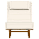 vidaXL tömör akácfa hintaszék napozóágy párnával