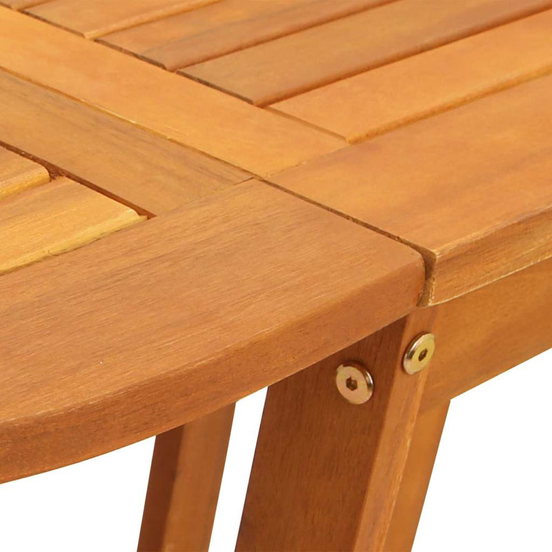 vidaXL Kerti Asztal 5 pcs Barna 110 x 60 x 72 cm Tömör akácfa