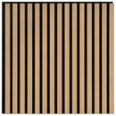 vidaXL 8 db tölgy furnér akusztikus falpanelek reszelt 60,5x60 cm