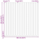 vidaXL 8 db tölgy furnér akusztikus falpanelek reszelt 60,5x60 cm