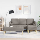 vidaXL Kanapé Szett 2 pcs Tópszín 173 x 131 x 67 cm szövet