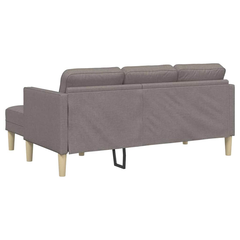 vidaXL Kanapé Szett 2 pcs Tópszín 173 x 131 x 67 cm szövet