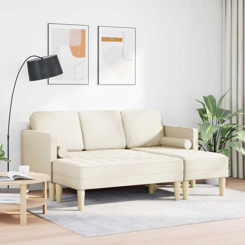 vidaXL Kanapé Szett 2 pcs Vászon 173 x 131 x 67 cm szövet