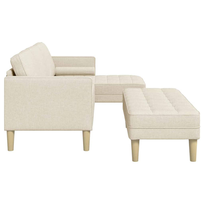vidaXL Kanapé Szett 2 pcs Vászon 173 x 131 x 67 cm szövet