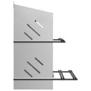 vidaXL horganyzott ezüst fém csirke fészekrakó doboz 4 rekesszel