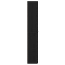 vidaXL Irodai szekrény polcokkal Fekete tölgy 60 x 32 x 190 cm Faanyag