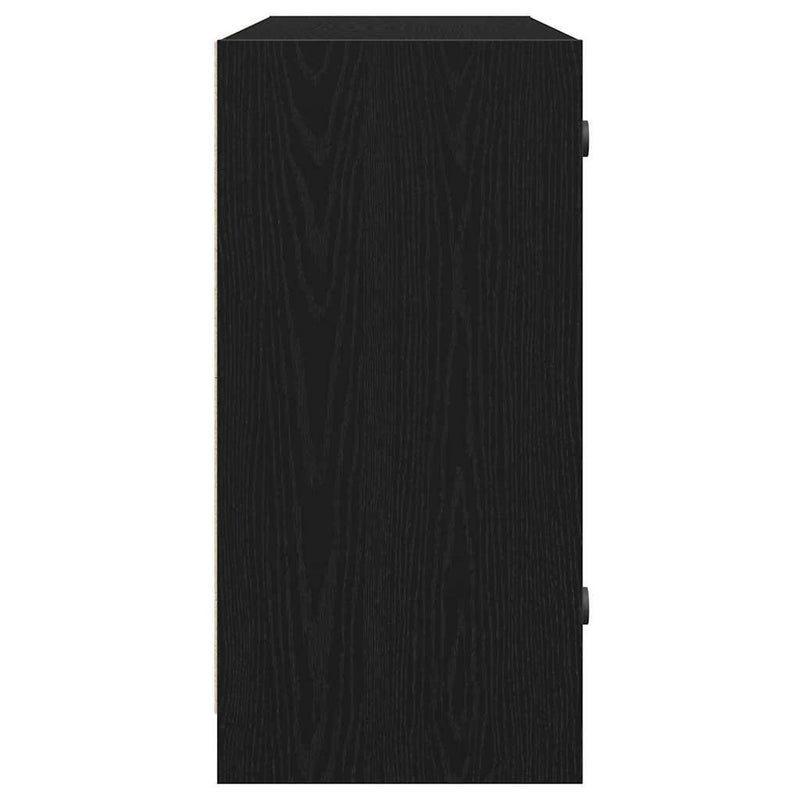 vidaXL Széf Musta tammi 102 x 37 x 75.5 cm Faanyag