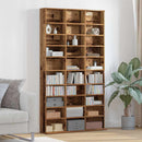 vidaXL CD szekrény polcokkal Régi fa 101 x 23 x 177,5 cm Faanyag