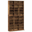 vidaXL CD szekrény polcokkal Régi fa 101 x 23 x 177,5 cm Faanyag