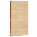 vidaXL CD szekrény polcokkal Régi fa 101 x 23 x 177,5 cm Faanyag