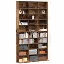 vidaXL CD szekrény polcokkal Régi fa 101 x 23 x 177,5 cm Faanyag