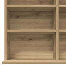 vidaXL CD szekrény polcokkal Artisan tölgy 101 x 23 x 177,5 cm Faanyag