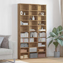 vidaXL CD szekrény polcokkal Artisan tölgy 101 x 23 x 177,5 cm Faanyag