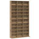 vidaXL CD szekrény polcokkal Artisan tölgy 101 x 23 x 177,5 cm Faanyag
