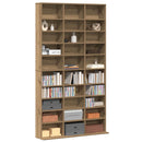 vidaXL CD szekrény polcokkal Artisan tölgy 101 x 23 x 177,5 cm Faanyag