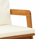 vidaXL Kerti pad Olaj Természetes 115 x 65 x 71 cm Tömör Akácfa