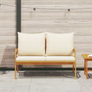 vidaXL Kerti pad Olaj Természetes 115 x 65 x 71 cm Tömör Akácfa